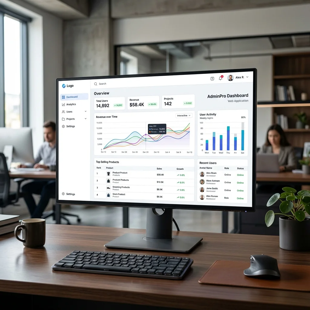 Admin Dashboard Development