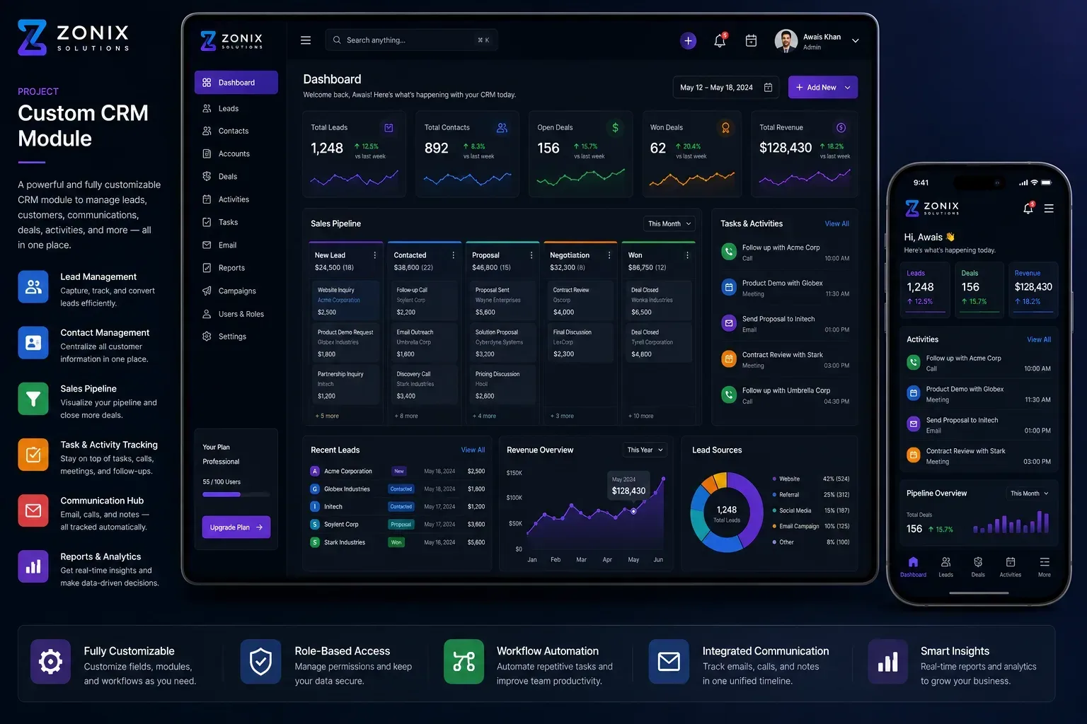 Custom CRM Module